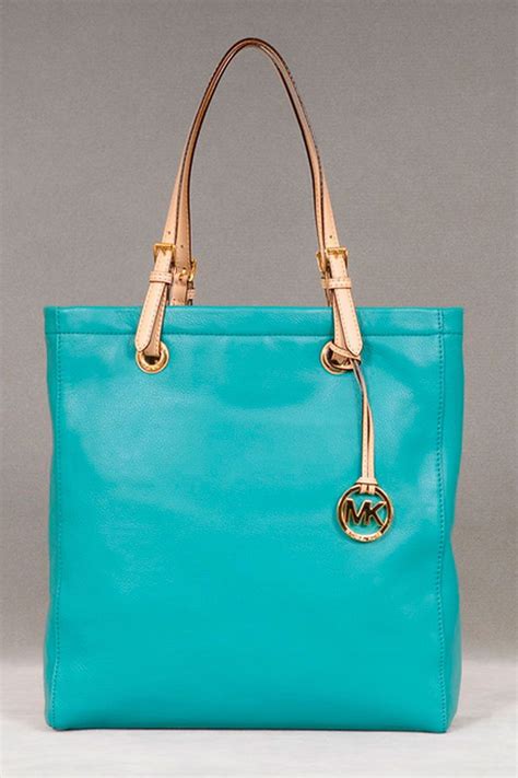 michael kors jet set aqua purse gold hardware|michael kors jet set collection.